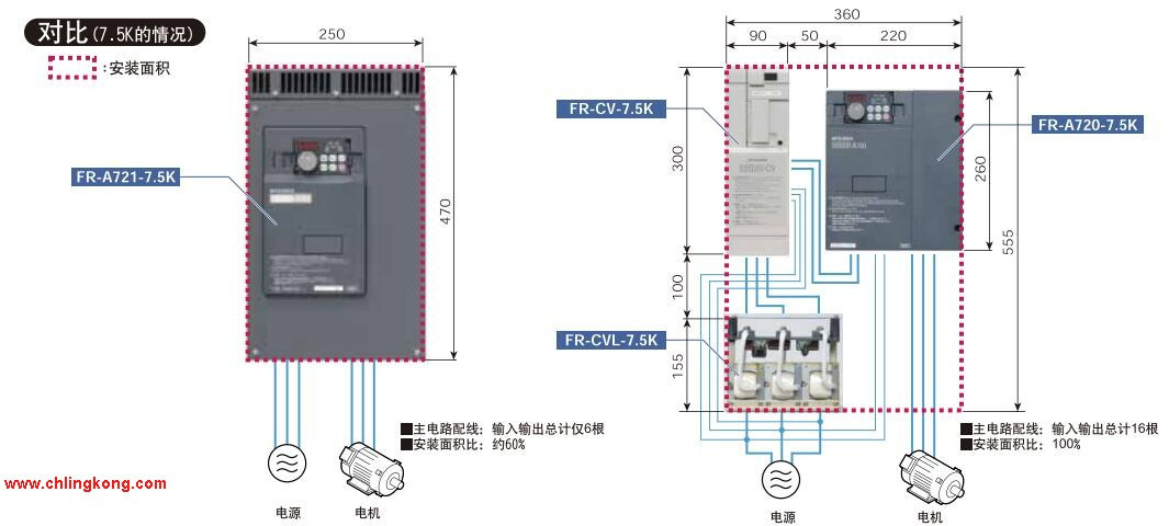 三菱交流电抗器FR-HAL-H11K